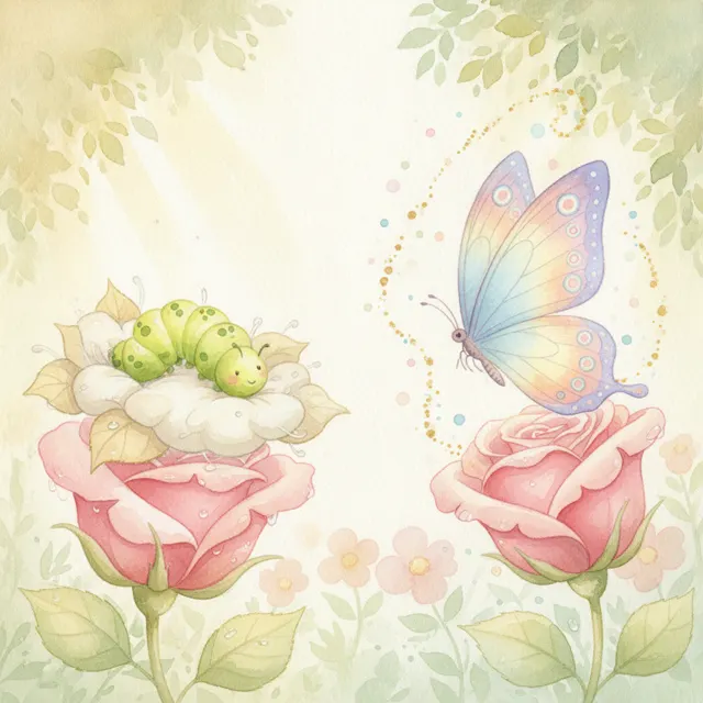 Seven Spots and a Pair of Wings story for kids illustration