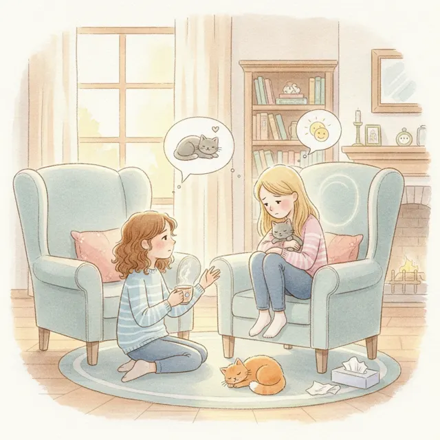 Sofia's Empty Seat story for kids illustration