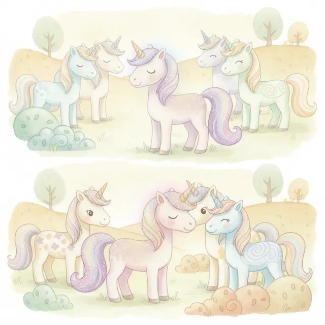 Sparkle Stays Just Sparkle story for kids illustration
