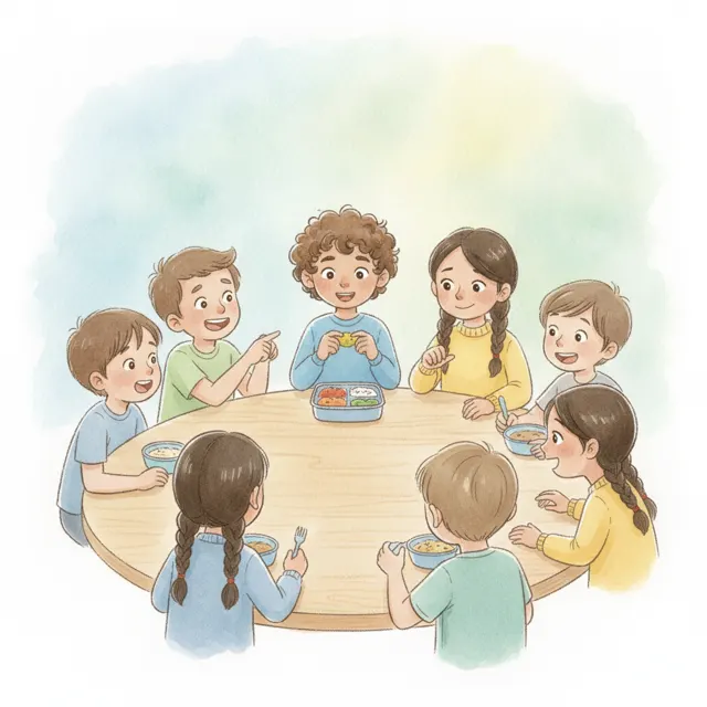 Speaking Up for the New Kid story for kids illustration