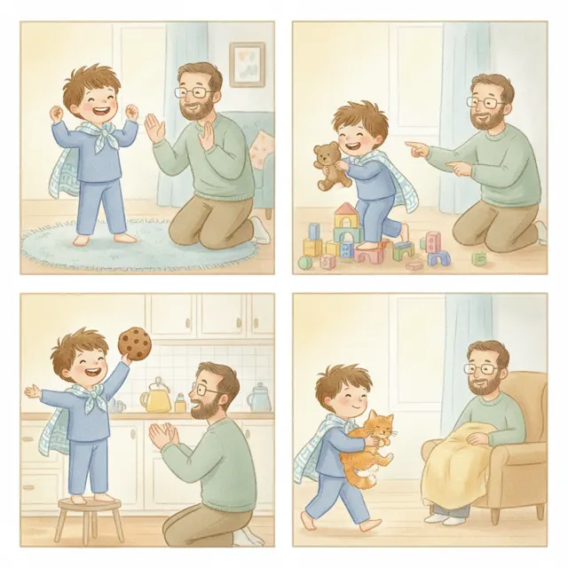 Superhero Cape for a Day story for kids illustration