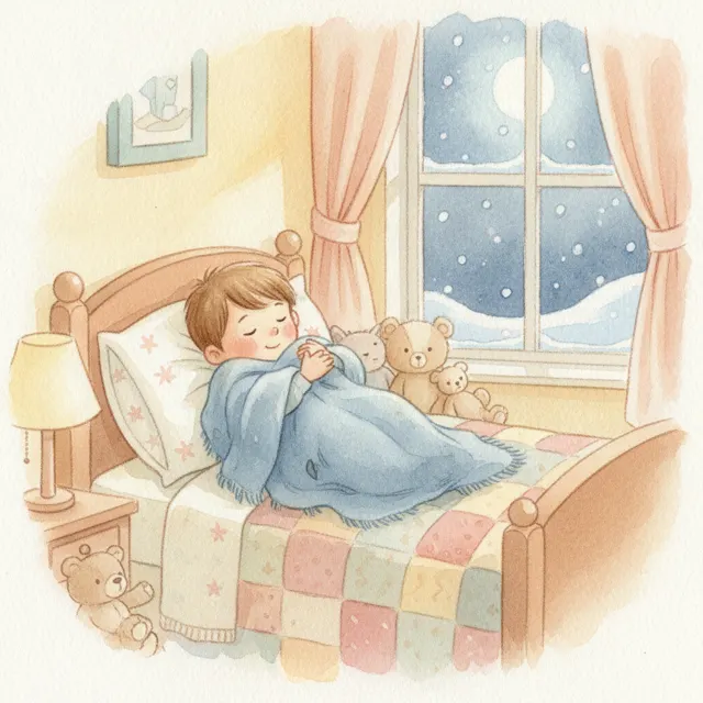 Thank You for My Blanket story for kids illustration