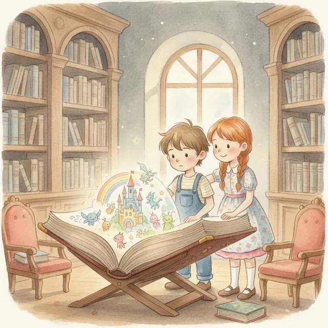 The Big Spellbook story for kids illustration