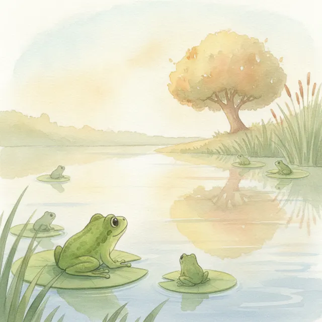 The Biggest Leap story for kids illustration