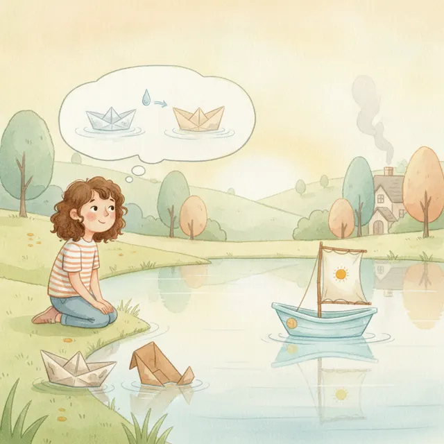 The Boat That Kept Sinking story for kids illustration