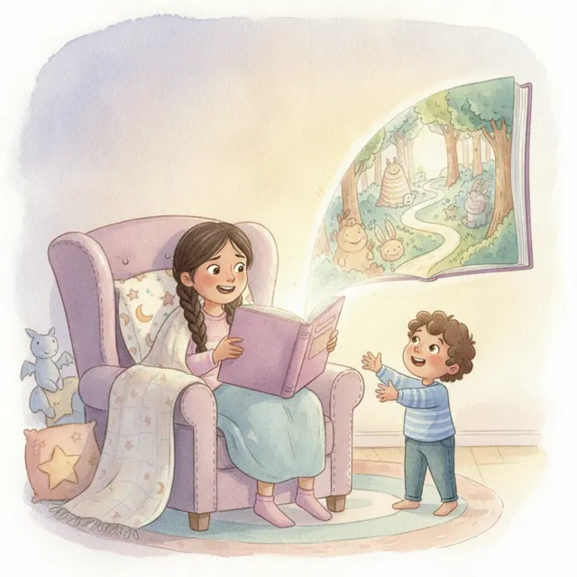 The Book with Room for Two story for kids illustration