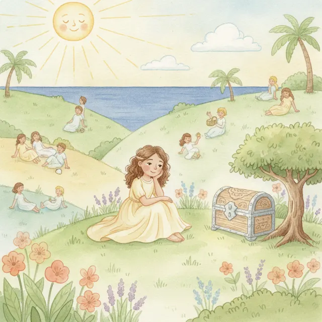 The Box of Weather story for kids illustration