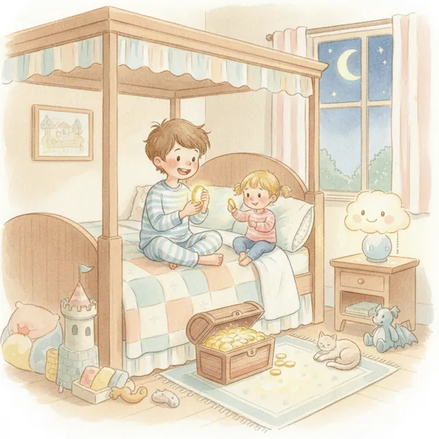 The Boy Who Lost Two Teeth story for kids illustration