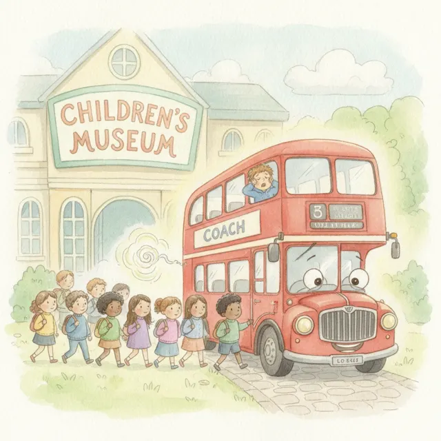 The Bus Who Counted Every Child story for kids illustration