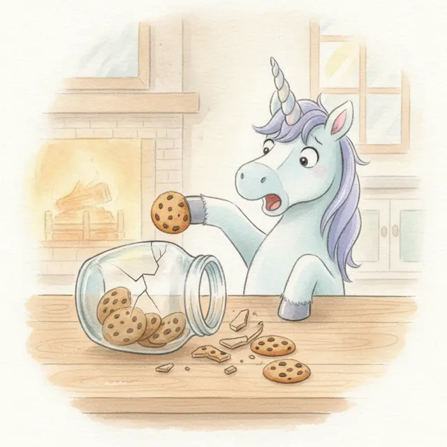 The Cookie Jar Secret story for kids illustration