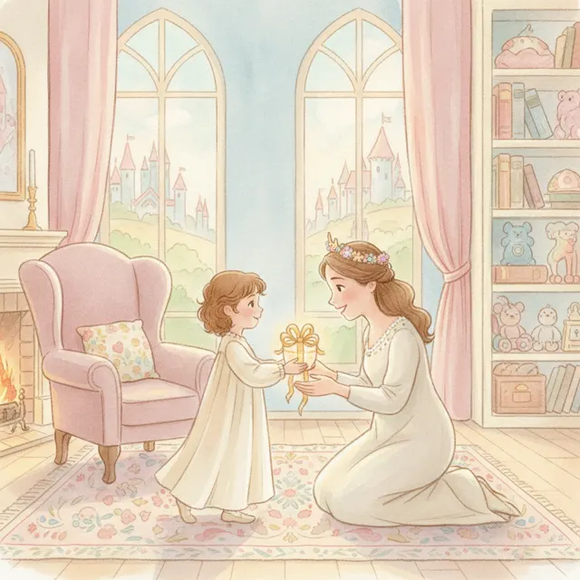 The Coronation Gift story for kids illustration