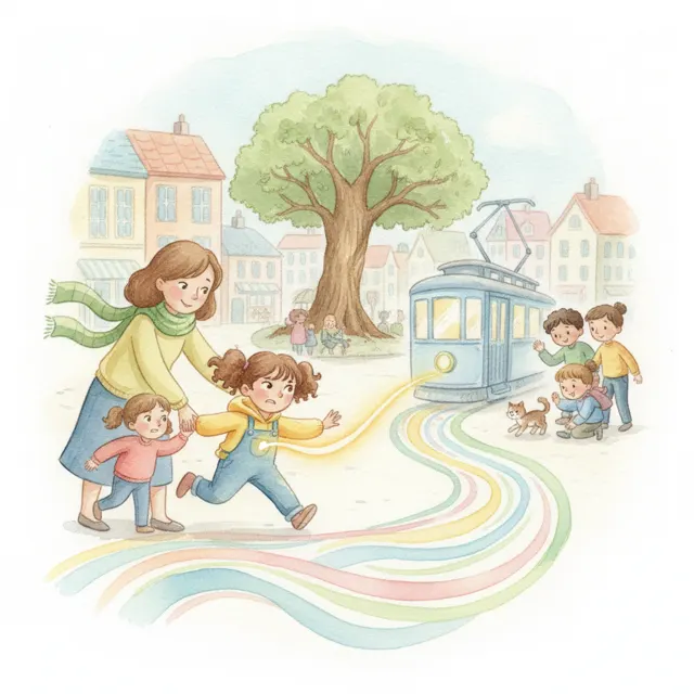 The Crossing Rule story for kids illustration