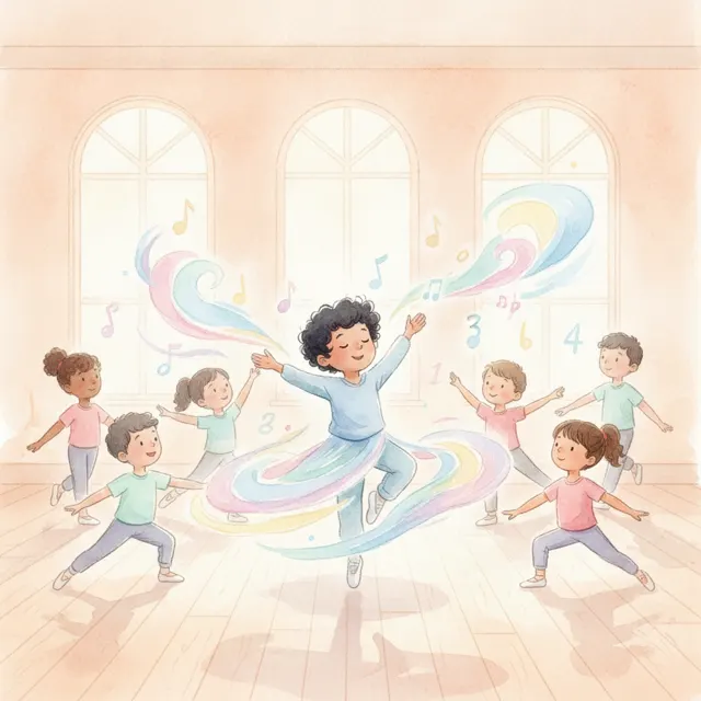 The Dancer Who Could Not Count story for kids illustration