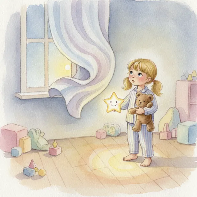 The Dark Room is Okay story for kids illustration