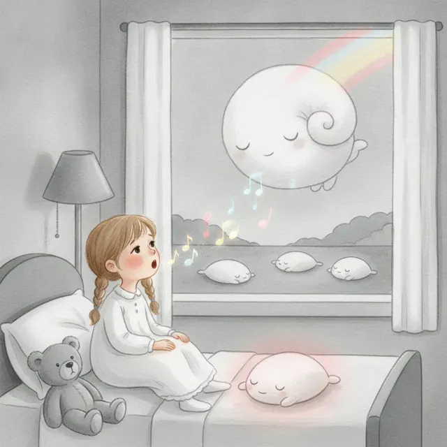 The Day the Rainbows Took a Nap story for kids illustration