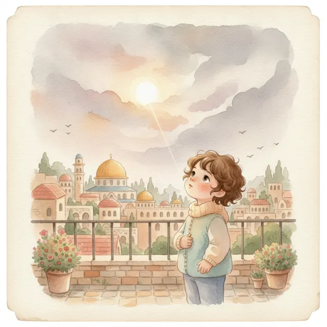 The Day the Sun Went Quiet story for kids illustration
