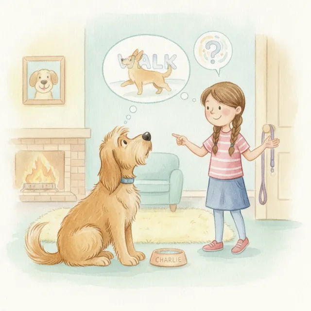 The Dog Who Listened story for kids illustration
