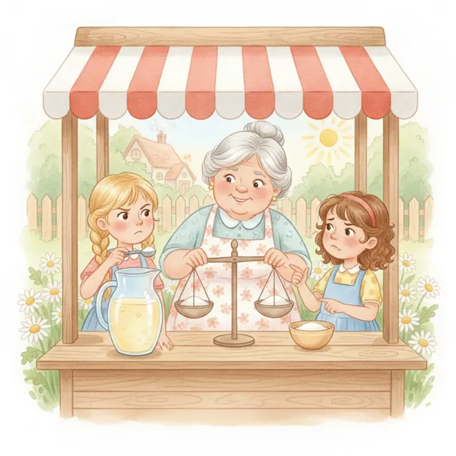 The Double Scoop Rule story for kids illustration