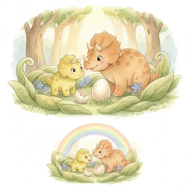 The Egg That Waited story for kids illustration
