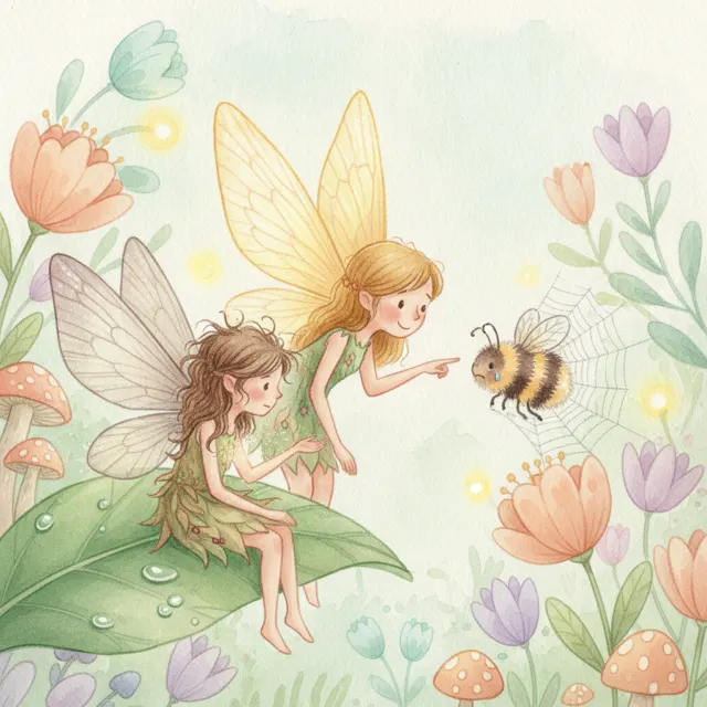 The Fairy Who Lost Her Sparkle story for kids illustration