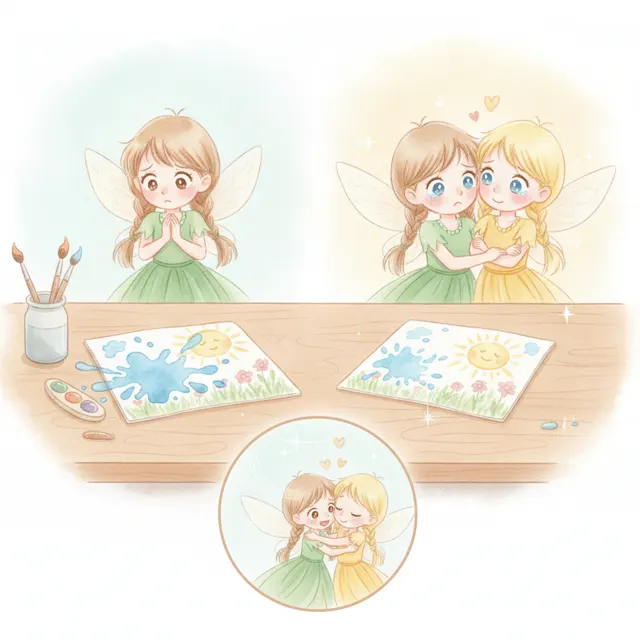 The Fairy Who Made a Mistake story for kids illustration