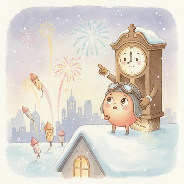 The Firework Who Was Afraid of Heights story for kids illustration