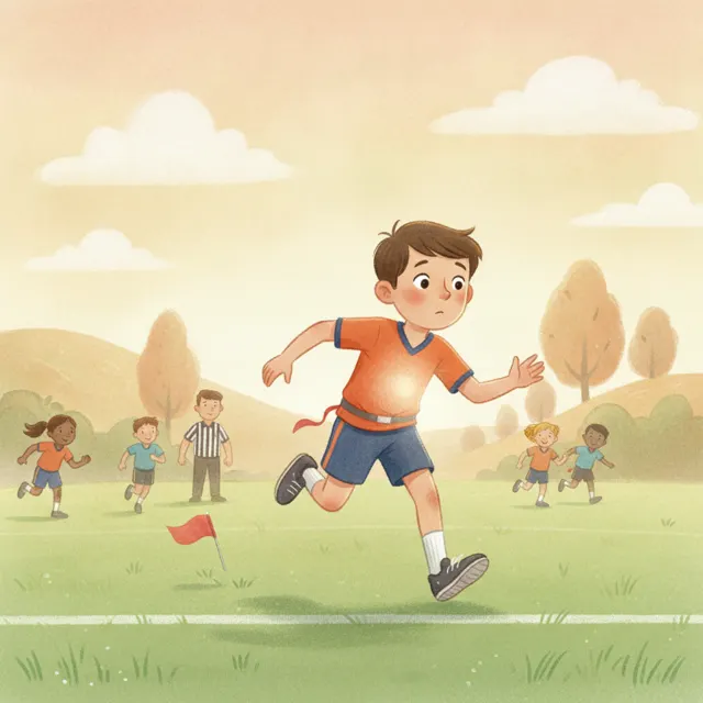 The Flag That Fell Off story for kids illustration