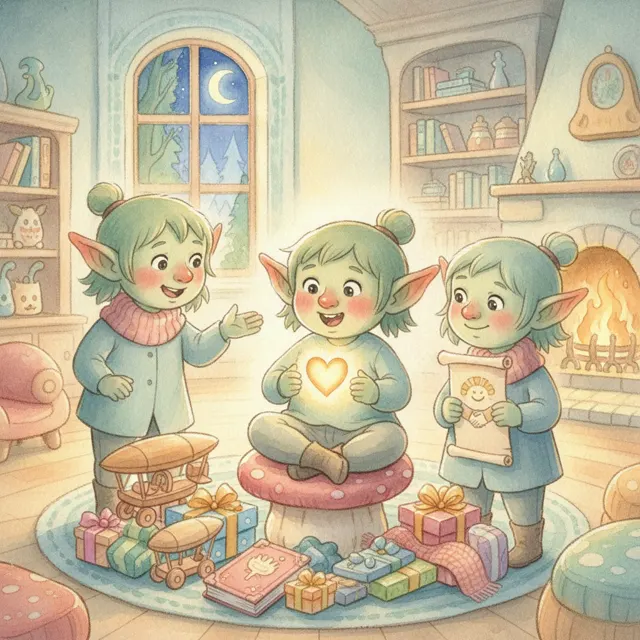 The Goblin Who Forgot to Say Thank You story for kids illustration