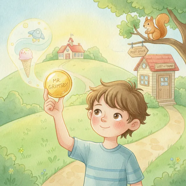 The Honest Coin story for kids illustration