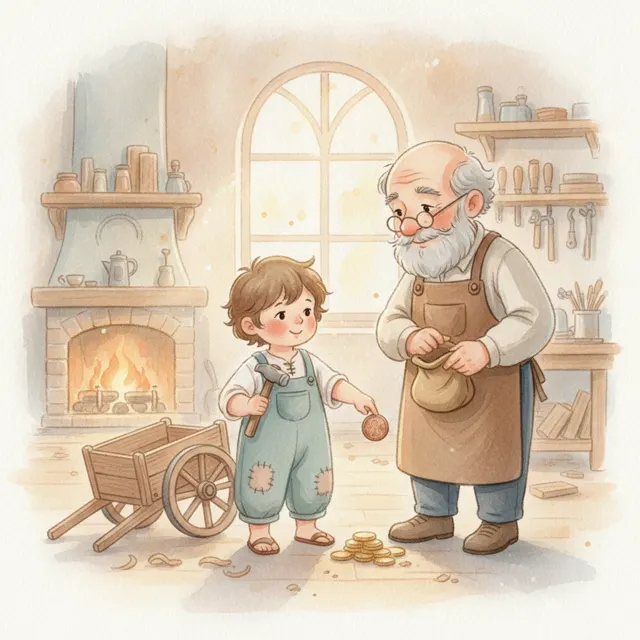 The Honest Hammer story for kids illustration