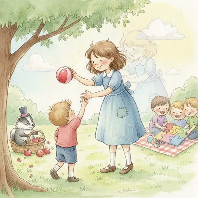 The Invisible Helper story for kids illustration