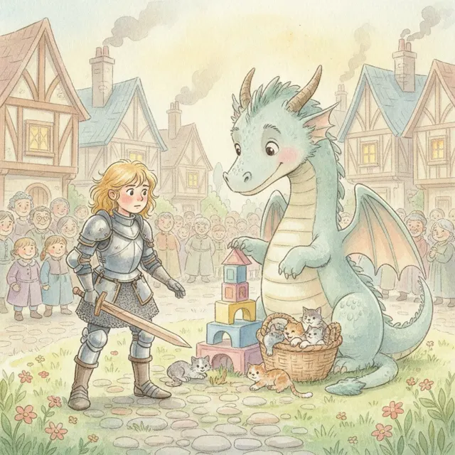 The Knight's Code story for kids illustration