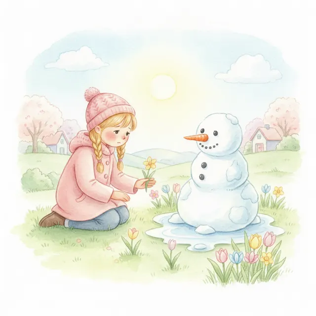 The Last Snowman story for kids illustration