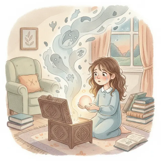 The Last Thing in the Box story for kids illustration