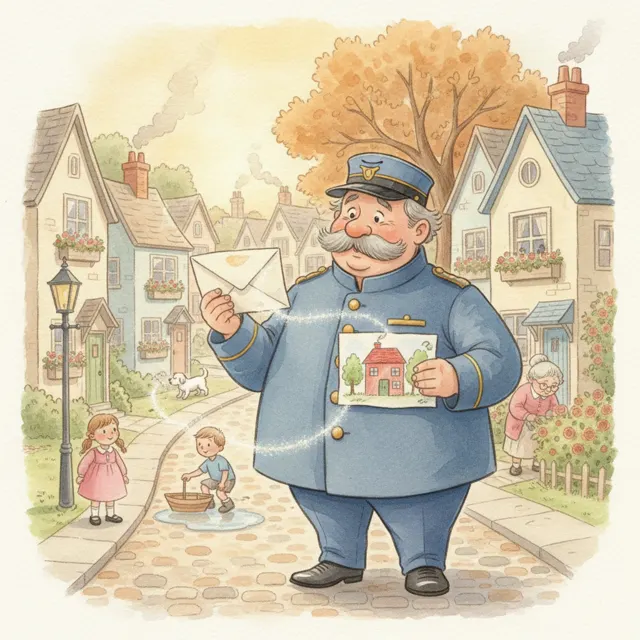 The Letter That Lost Its Way story for kids illustration