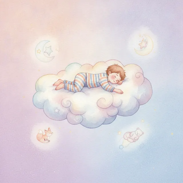 The Little Cloud Dream bedtime story for kids illustration