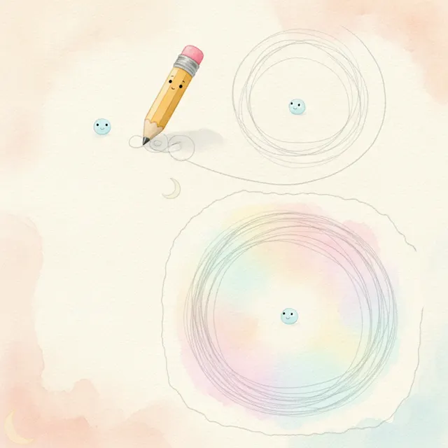 The Little Dot's Big Dream story for kids illustration