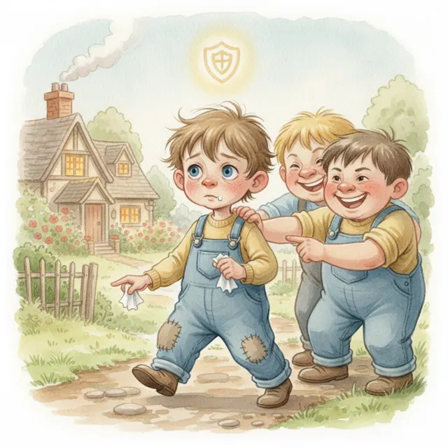 The Little Guy Who Became a Hero story for kids illustration