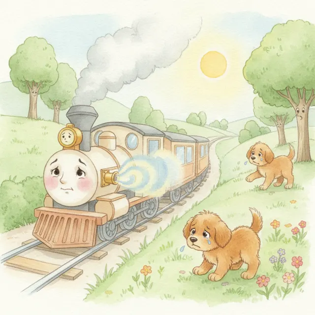 The Little Whistle That Said Hello story for kids illustration