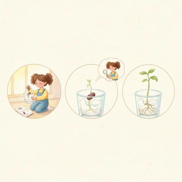 The Long, Slow Experiment story for kids illustration