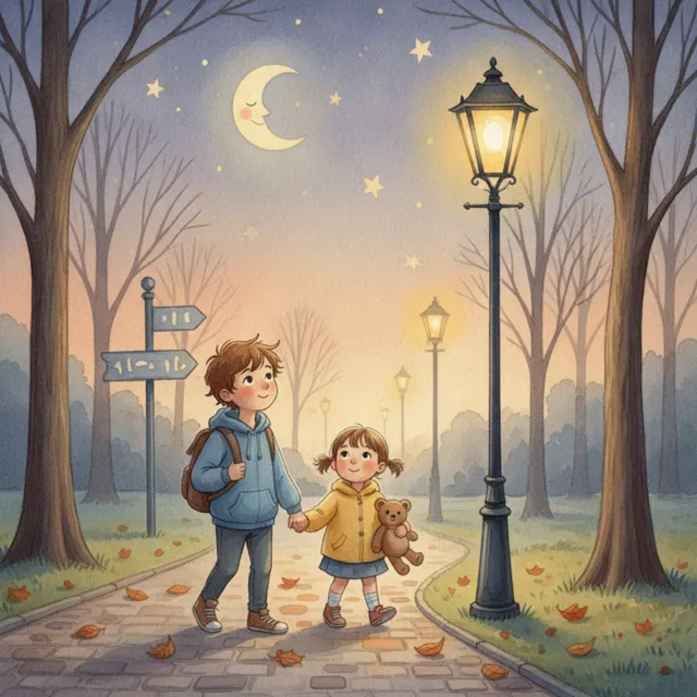 The Long Walk Home story for kids illustration