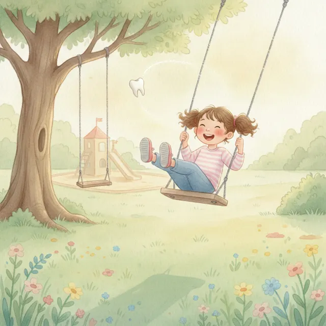 The Lost Tooth Adventure story for kids illustration