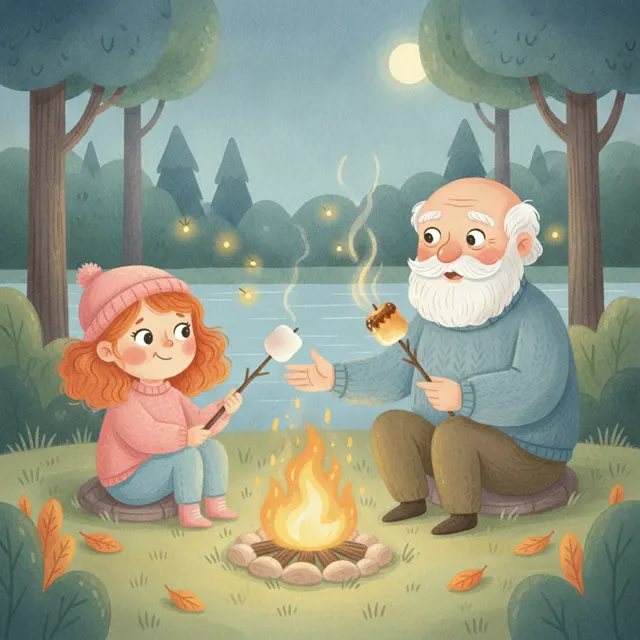 The Marshmallow That Almost Got Away story for kids illustration