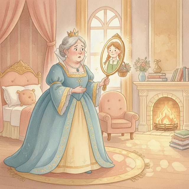 The Mirror That Told the Truth story for kids illustration