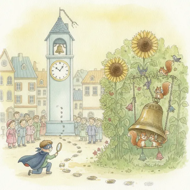 The Missing Bell story for kids illustration