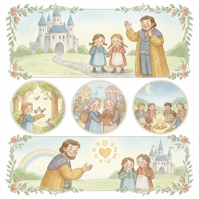The Most Valuable Thing story for kids illustration