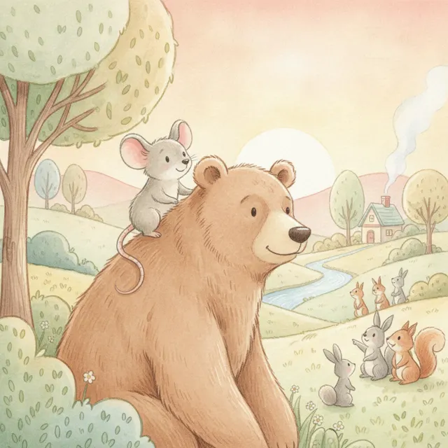 The Mouse's Best Friend story for kids illustration