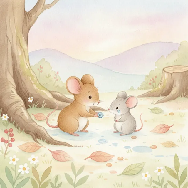 The Mouse Who Made a New Friend story for kids illustration