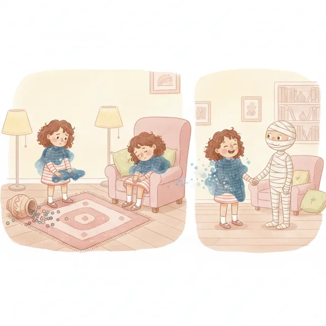 The Mummy Who Told the Truth story for kids illustration