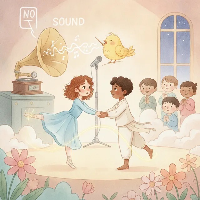 The Music That Stopped story for kids illustration
